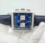 Best Tag Heuer Monaco Calibre 12 Replica Watch Blue Chronograph Dial